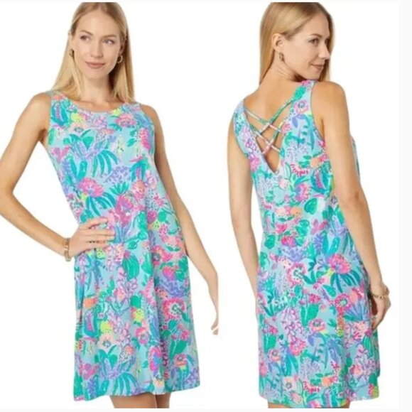 Lilly Pulitzer Kristen dress multi me and my zesty size large NWT - Picture 2 of 8